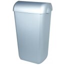 PlastiQline Abfallbehälter Kunststoff mit Edelstahl Optik - Artikel 5676