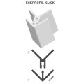 DUMACLIN Klick Eckprofil white 2.5 m