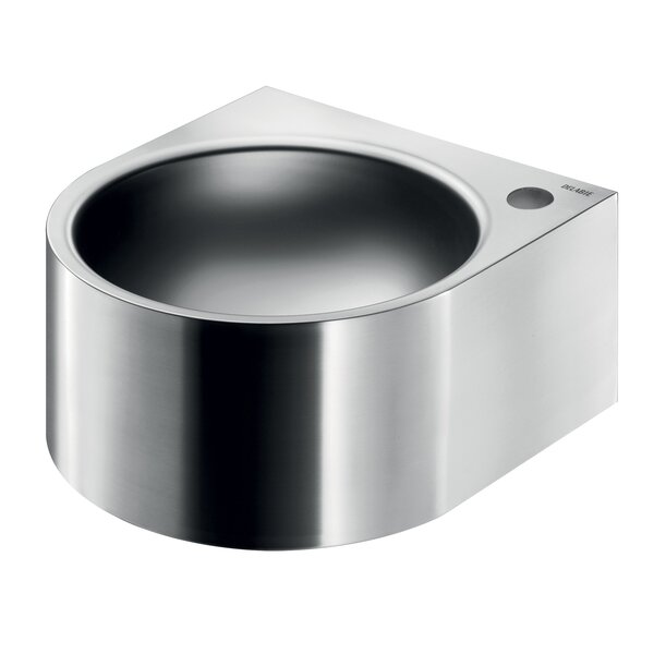 Waschtisch FACIL Hahnloch D35 links ohne Überlauf Edst. 1.4301 satiniert