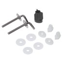 Duroplast WC Sitz mit Edelstahlscharnieren