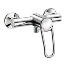 DELABIE Brausearmatur SECURITHERM mit Druckausgleich, Bügelgriff, Standard-Anschlüsse