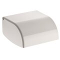 WC-Papierhalter Edelstahl 1.4301 pulverbeschichtet weiß