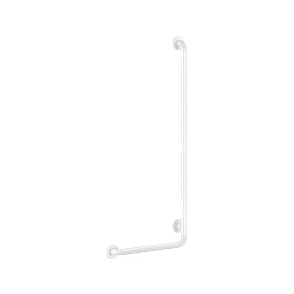 DELABIE Handlauf L-Form Durchmesser 32 mm Höhe 1245 mm Nylon weiß