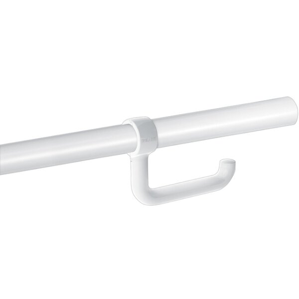 WC-Papierhalter für Stützgriff D32-34mm Nylon weiß