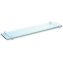 DELABIE Glasablage Wandmontage 120x600 mm Kanten geschliffen