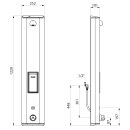 Duschelement.SECURITHERM Thermostat 230/6V Edst.Anschl.verd.+Seifena.