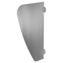 DELABIE Urinal-Schamwand AZA Edelstahl 1.4301 satiniert